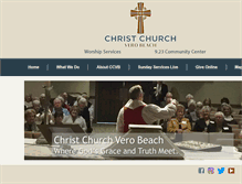 Tablet Screenshot of christchurchvero.org